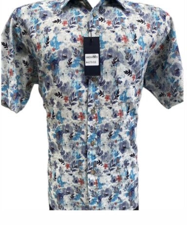 CIPPOLINI - Bamboo Shirt Red Hibicus