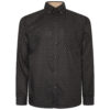 KAM - All Over Dobby Print Shirt Black/Gold