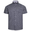 KAM - All Over Waves Print Shirt