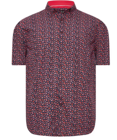 KAM - Bird Printed Shirt