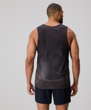 Alternative view of CANTERBURRY - MENS TEMPO+ SINGLET BLACK