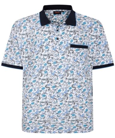 ESPIONAGE - ALL OVER BIRD PRINT POLO