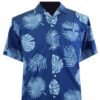 ESPIONAGE - All Over Leaf Print Shirt