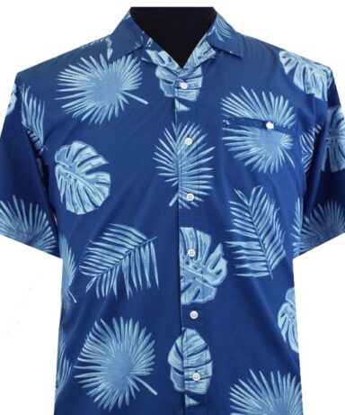 ESPIONAGE - All Over Leaf Print Shirt