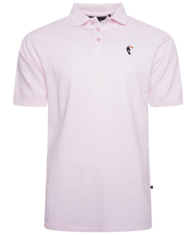 KAM - BIRD LOGO POLO PINK