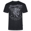 KAM - Brooklyn Motorcycle Skull Print Tee - MOONLESS NIGHT