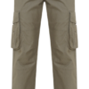 KAM - Stretch Fit Cargo Pants Khaki
