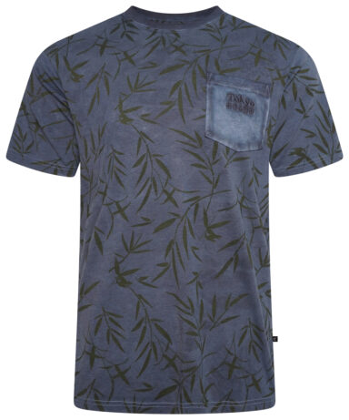 KAM - Tokyo Leaf Print Tee
