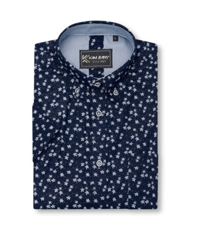 Alternative view of KAM - All Over Floral Print Shirt