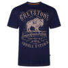 KAM - -Greystone Print Tee