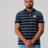 CANTERBURRY - MENS FUNDAMENTALS STRIPE POLO NAVY