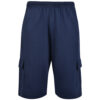 KAM - Jersey Cargo Shorts Navy