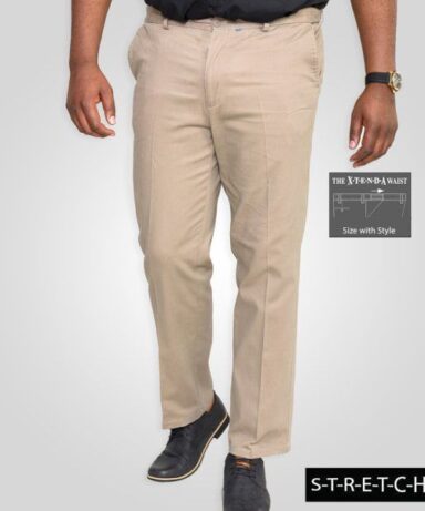 DUKE - Xtenda Waist Chino Stone