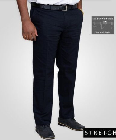 DUKE - Xtenda Waist Chino Navy