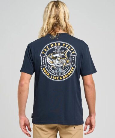 THE MAD HUEYS - HOOKED CUDA SS TEE