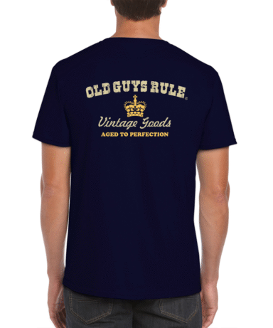 OLD GUYS RULE - Vintage Label Navy