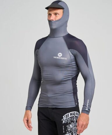 THE MAD HUEYS - HUEYS CORP LS HOODED RASHIE