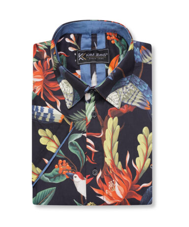 Alternative view of KAM - Bird Print Shirt