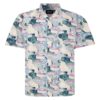 ESPIONAGE - SH441 Pastel Abstract Print Shirt