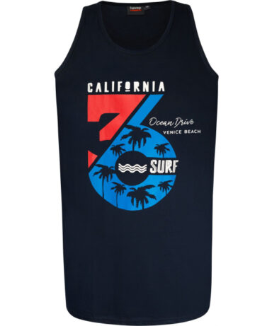 ESPIONAGE – Print Vest Navy