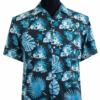 ESPIONAGE - All Over Leaf and Skull Print Shirt