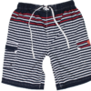Horizontal Stripe Swim Beach Short - KAM Jeans