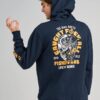 THE MAD HUEYS - TROPIC CAUGHT FK ALL FISHING HOODED PULLOVER NAVY